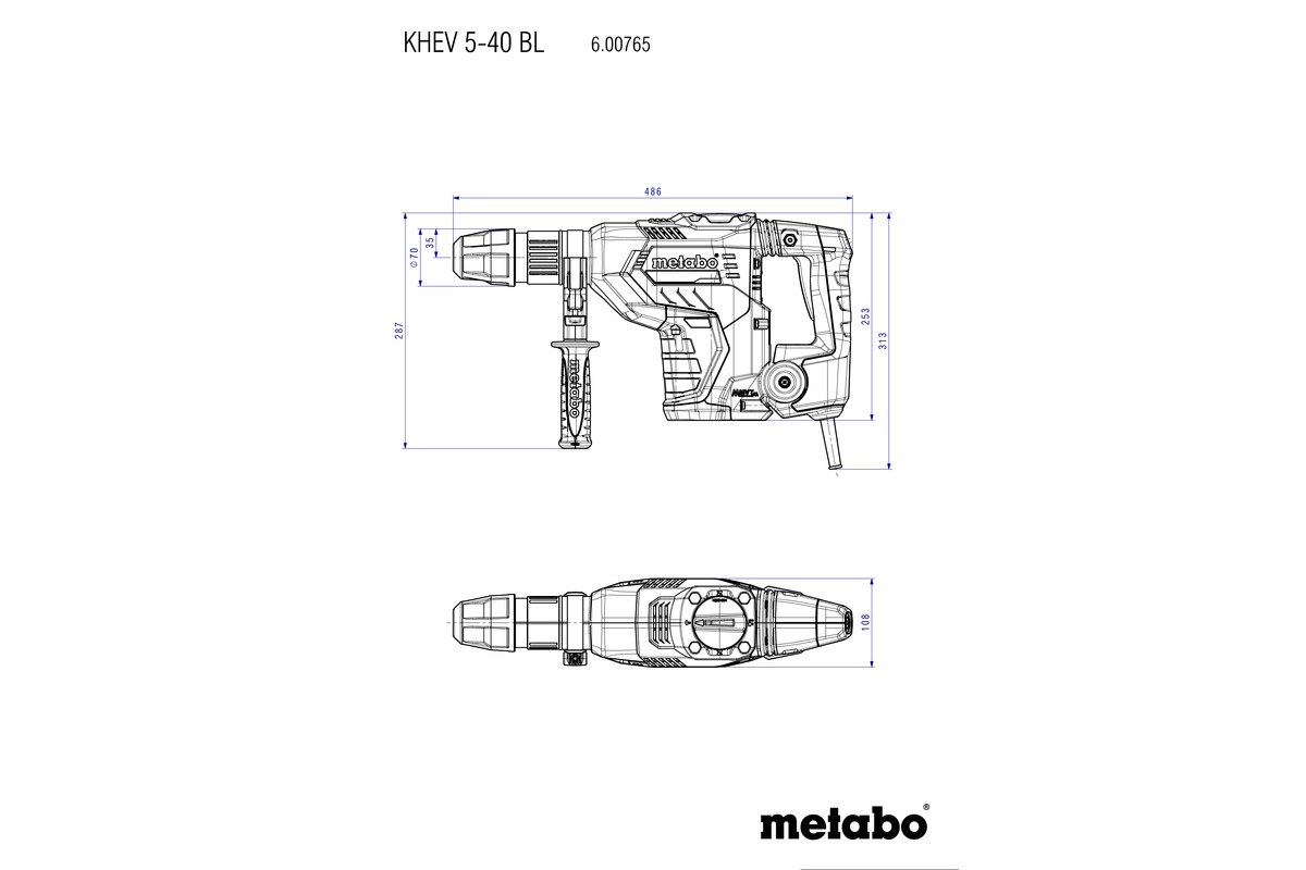 KHEV 5-40 BL Martello combinato - immagine 4