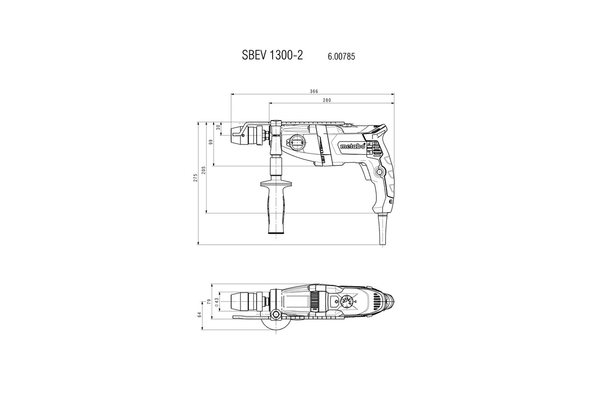 SBEV 1300-2 Trapano a percussione - immagine 9