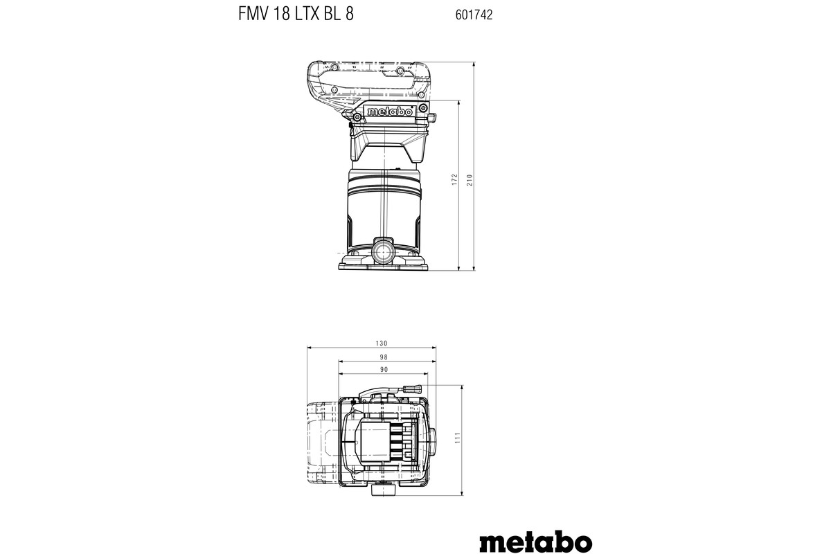 FMV 18 LTX BL 8 Rifilatore a batteria - immagine 9