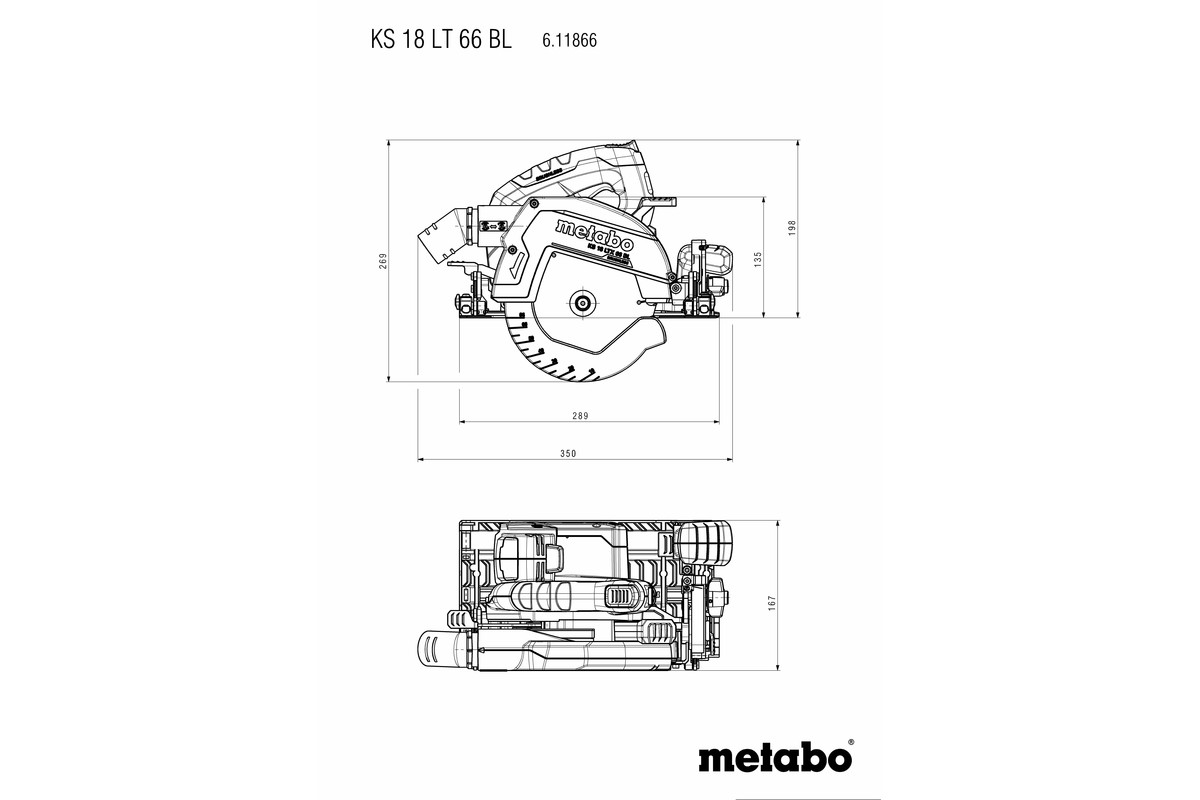 KS 18 LTX 66 BL Sega circolare a batteria - immagine 6