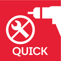 Cambio rapido Metabo Quick: dell'attacco utensile e dell'utensile utilizzato per lavorare in maniera flessibile
