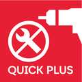 Sistema Metabo QuickPlus: cambio rapido di mandrino, portainserti, rinvio ad angolo e molto altro per un lavoro flessibile con le massime sollecitazioni