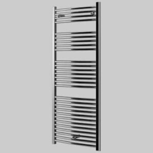 TERMOARREDO SCALDA SALVIETTE MOD. SAN REMO CROMATO CURVO - H 803 L 450