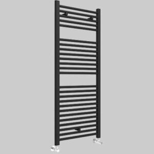 TERMOARREDO SCALDASALVIETTE SANREMO NERO OPACO - H.1230xL.500 Int.450