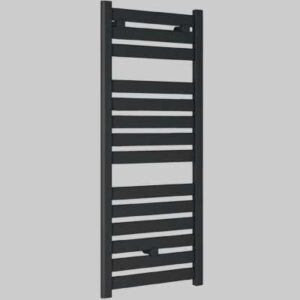 TERMOARREDO CAPRI DRITTO NERO OPACO RAL 9005 - H.1420x500 Int.450