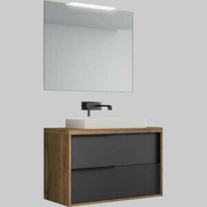 ISIDE 1 - Specchiera con luce 81 X 70 X 2