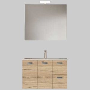 CLAUDIA 85 Q - Base sospesa Quercia naturale