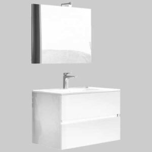 COMPOSIZIONE ALISA SOSPESA - Cm 80 con lavabo