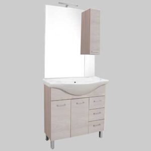 GAIA 85 O - Base 2 ante + cassetti olmo bianco