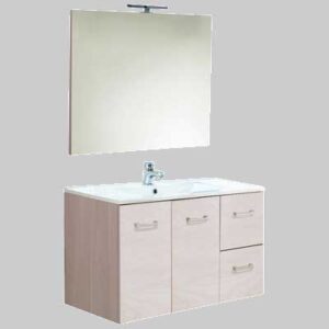 CLAUDIA 85 O - Base sospesa Olmo Bianco