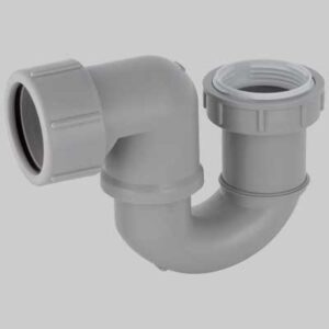 SIFONE PER VASCA IN PP - 1"1/2 - 1"1/4 Uscita Ø 40