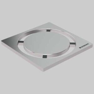 GRIGLIA INOX PER SIFONE DOCCIA DESIGN - 8x8 rotondo