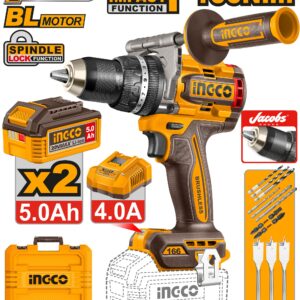 TRAPANO A PERCUSSIONE 166N.M A BATTERIA CON VALIGETTA E MANDRINO JACOBS