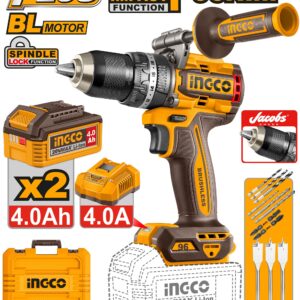 TRAPANO A PERCUSSIONE BRUSHLESS 96N.m CON 2 BATTERIE
