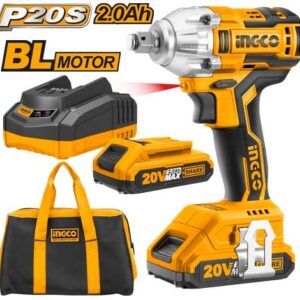AVVITATORE AD IMPULSI CON 2 BATTERIE + BORSA  1/2"