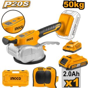 VENTOSA VIBRANTE A BATTERIA 20V PER PIASTRELLE