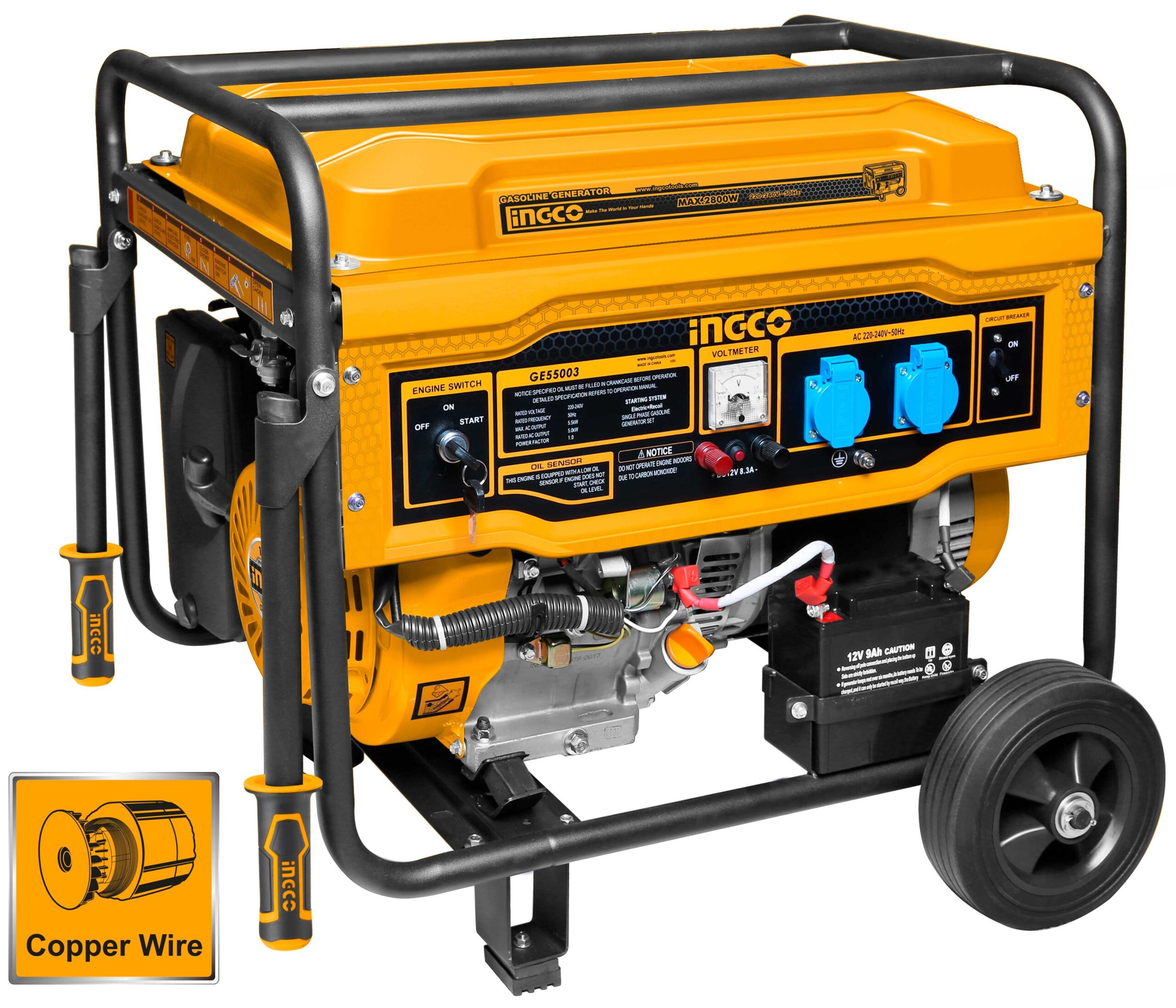 GENERATORE CORRENTE BENZINA 5,5KW