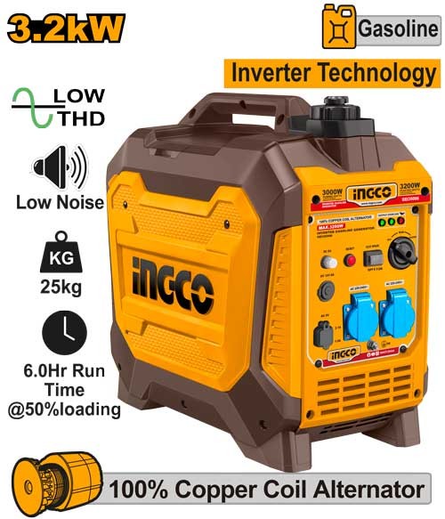 GENERATORE INVERTER A BENZINA 3,2KW