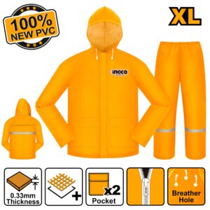 COMPLETO IMPERMEABILE GIALLO MIS. XL