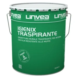 Pittura murale antimuffa traspirante Linvea Igenix L.14