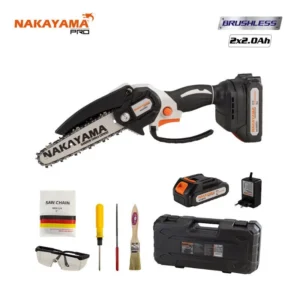 MINI ELETTROSEGA POTATURA A BATTERIA CON 2 BATTERIE 21V 2,0Ah BRUSHLESS